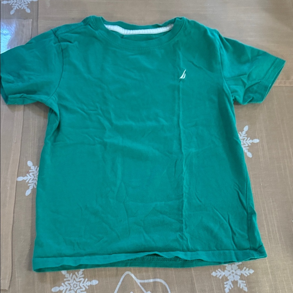 Nautica Vibrant Green Kids Tee